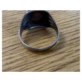 STERLING SILVER RING 5.45 GRAMS