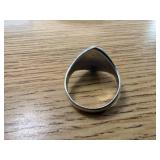 STERLING SILVER RING 6.13 GRAMS