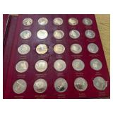 1969 FRANKLIN MINT STATES OF THE UNION SERIES 1ST EDITION (SOLID BRONZE PROOF SET)