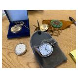 FOUR (4) POCKET WATCHES