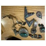 UNMARKED JEWELRY (POSSIBLY TURQUOISE)