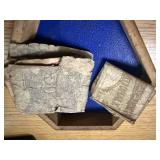 MISCELLANEOUS FOREIGN COINS IN WOOD BOX