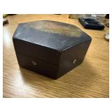 MISCELLANEOUS FOREIGN COINS IN WOOD BOX