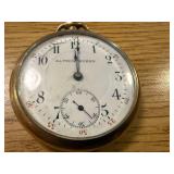 ALTRUE BUREN POCKET WATCH W/ BACK EMBOSSED (SWISS MANUFACTURER)(RUNS)