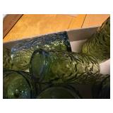 Green tea glasses & sherbet dishes -- DR