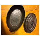 CAST IRON ROASTER/ MI-PET" WESTERN FOUNDRY CO #4.............DR