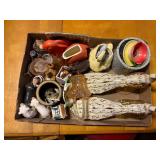 MISC GLASS DECOR AND FIGURINES.........................DR