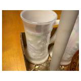 VINEGAR CRUETS/ MISC GLASSWARE...................................DR