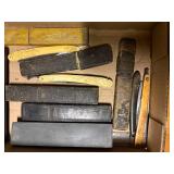 14 STRAIGHT EDGE RAZORS/ SHARPENING STONES