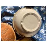 STONEWARE BOWLS, #6,7,8 ..........................GAR