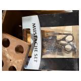 Antique lunch pail, thermos, vintage pipes, tobacco cans -- GAR