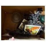 Car iron lamp holder, trivets, insulators -- GAR