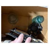 Car iron lamp holder, trivets, insulators -- GAR