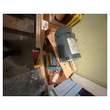 Shelf of misc. - new jet pump motor, new STP oil & more -- BP