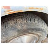 2 WHEEL TRAILER, WINCH, EXTRA TIRE, 5 1/2