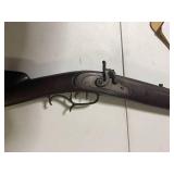 CUSTOM MADE .30 CAL. BENCH REST BLACK POWDER PERCUSSION RIFLE