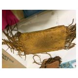 TWO (2) SMALL CURVED POWDER HORNS