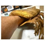 TWO (2) SMALL CURVED POWDER HORNS