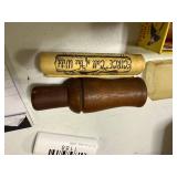 LOHMAN NO. 103 DUCK CALL, CIRCE CALL OF THE WILD,  LYMAN LARGE PRIMER POCKET REAMER