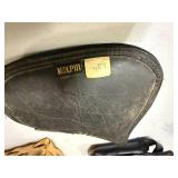 BASKET WITH ONE (1)  HOLSTER & TWO (2) PISTOL CASES