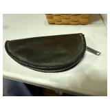 BASKET WITH ONE (1)  HOLSTER & TWO (2) PISTOL CASES