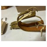 VINTAGE-SPUR GUN RACK, ALLEN GUN SOCK (NEW), SNEAKY PETE HOLSTER