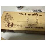 VINTAGE-SPUR GUN RACK, ALLEN GUN SOCK (NEW), SNEAKY PETE HOLSTER
