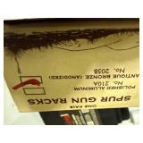 VINTAGE-SPUR GUN RACK, ALLEN GUN SOCK (NEW), SNEAKY PETE HOLSTER