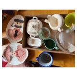 Nesting hen, glass, Wizard of Oz cup -- BP