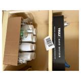 BOX OF MISC VINTAGE GLASSES/ ........................KTCH