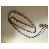 14 K GOLD NECKLACE  1.04 GRAMS