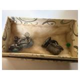 2 SETS OF STERLING SILVER EARINGS  6.7 GRAMS