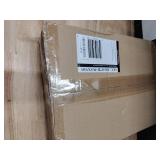 Simple Houseware 52-Inch Freestanding Closet Garment Rack with Storage Shelves and Coat/Hat Hooks, White