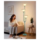 Lightdot 66IN Flower Floor Lamp 3-Lights Vintage Floor Lamps with 3000K Warm White Bulbs Included for Wedding Party Modern Tall Standing Lamp for Living Room/Bedroom/Sofa Beside/Corner Decor
