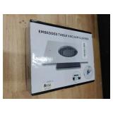 Powerful 80W Nail Dust Collector Built in Table Desk Nail Vacuum Cleaner Professional Table Embedded Dust Extractor Vacuum Built in Desktop Nail Dust Collector Quiet Nail Fan Acrylic Nail Tools