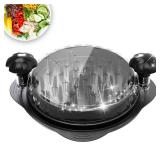 XUPAINC XL11.5â Chicken Shredder, Large Pro Meat Shredder Tool Twist with Ergonomic Handle, Strong Non-Slip Base, Dishwasher Safe, Kitchen Chicken Grinder for Ground Food, Vegetables, Black