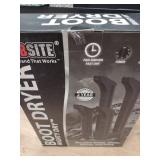 JobSite Boot Dryer - Mighty Dry with Heat Blower Fan - Fast Glove & Shoe Dryer - Helps Reduce Odor