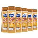 Suave Moisturizing Body Wash, with Milk & Honey and Vitamin E Extract, No Parabens, No Phtahaltes, 18 Oz Pack of 6