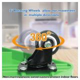 GSE Games & Sports Expert Yellow Gym Floor Scooter Board with Handles, Sitting Scooter for Kids Indoor Play, Fun Scoot Board