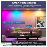 RICHSING Recessed Lighting 6 inch, 4Pack RGBCW Recessed Ceiling Lights with Junction Box, 16W 1350lm LED Recessed Lights 2700 to 6000K Canless LED Downlight Dimmable by Alexa and APP