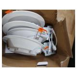 RICHSING Recessed Lighting 6 inch, 4Pack RGBCW Recessed Ceiling Lights with Junction Box, 16W 1350lm LED Recessed Lights 2700 to 6000K Canless LED Downlight Dimmable by Alexa and APP