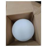 Mr.Go 6-inch RGB Color-Changing LED Globe Orb Light w/Remote, Mood Lamp Kids Night Light, 16 Dimmable Colors & 4 Modes, Battery & AC Adapter Power, Home Bedroom Patio Pool Decorative Lighting