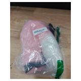 COSYEARS Animal Cat Wolf Fox Dog Faux Fur Tail for Halloween Party Cosplay Costume Accessories Pinkwhite