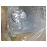 Allstarry 200 Pcs Clear Nail Swatch Sticks with Ring and Numbered Tips Roundhead Shaped Nail Art Polish Display Tips, False Nail Sample Sticks, Sacks of Transparent Nail Practice-Tips for Manicure