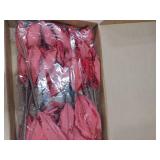 Suncalla 18 Pcs 12\" 9.8\" Large Poinsettia Flowers Artificial for Christmas Tree Glitter Poinsettias Picks with Stem Xmas Faux Silk Floral Ornaments for Santa Garland Home Decoration Party(Red)