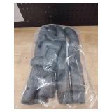 8 Pack Elbow Pipe Insulation Foam Tube Outdoor Wrap Black Pipe Covers Elbow Insulation Tubing Water Foam Covers for Outdoor Winter Irrigation, Sprinkler (1 Inch)