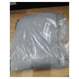 NICETOWN Patio Blackout Curtain Panels - Thermal Insulated Grommet Blackout Drapes Light Blinds Room Darkening Window Treatments for Villa/Cottage (2 Panels, W80 x L95, Greyish White)