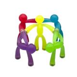 MAGMEN Enhanced Grip Magnetic Fidget Toys 5 Pack Strong Magnets - Travel Entertainment Sensory Toys Kids Ages 3-12 ADHD Autism - Quiet Classroom Airplane Car - Desk Toys Adults - Stress Relief