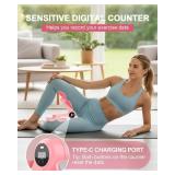 Zoomsnail Thigh Trainer for Women, Inner Thigh Exerciser with Display Screen & 360Â° Rotatable Design, Pelvic Floor Exercise Device, Kegel Exerciser for Pelvic Strengthening, Home Gym Workout Equipm