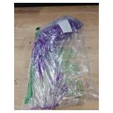 Jmkcoz 12 Pack Christmas Glitter Curly Spray Picks Berry Stems Wispy Willow Christmas Berry Picks Sprays Glittered Twigs for Christmas Tree Topper Wreath Garland Decoration Floral Arrangement (Purple)